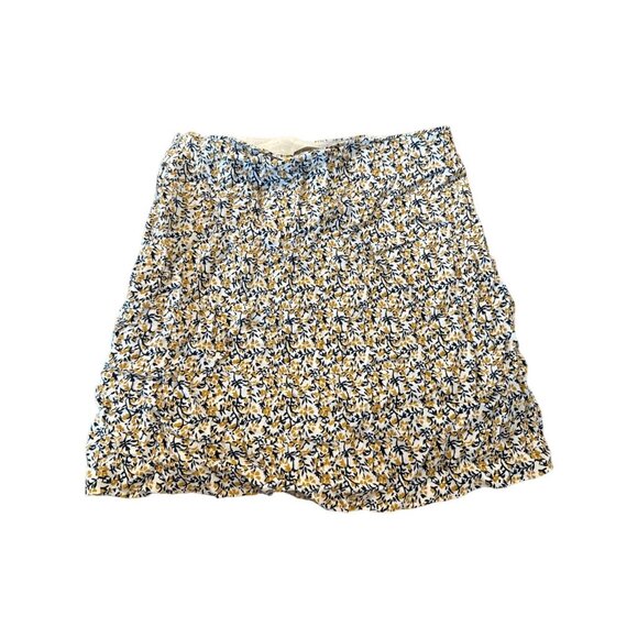 Abercrombie & Fitch Womens Floral Print Ruffle Skirt Small Made In China Cotton - Picture 3 of 3